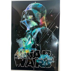 Star Wars Darth Vader Tin Poster 13x9" Man cave Kid's room patio garage embossed